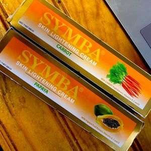 - Carrot and papaya lightening cream